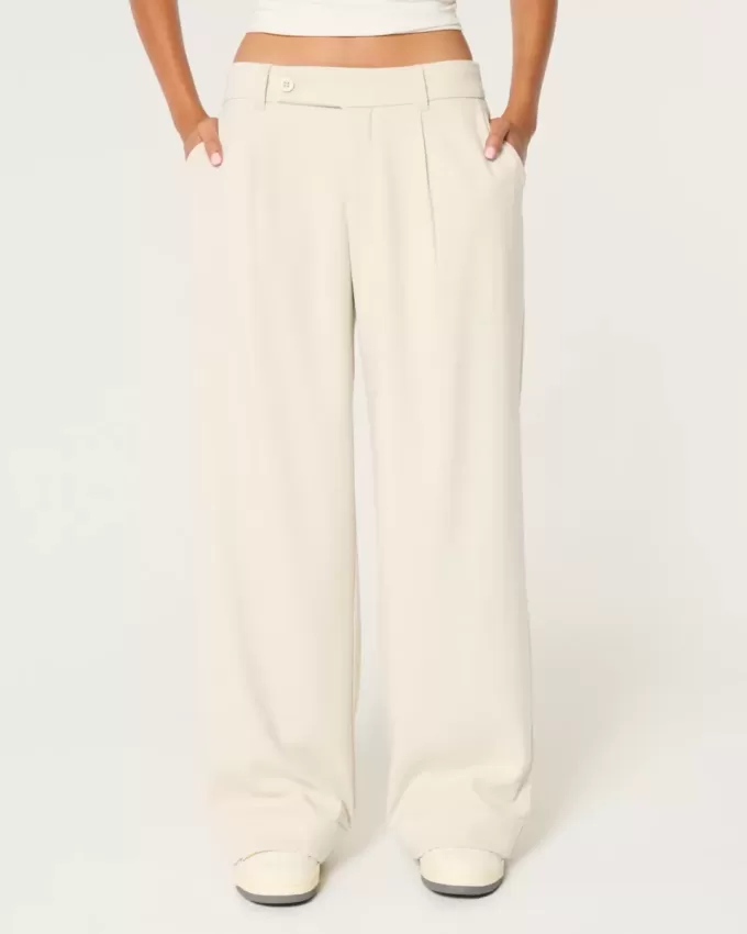 Hollister Livvy Low-Rise Wide-Leg Pants