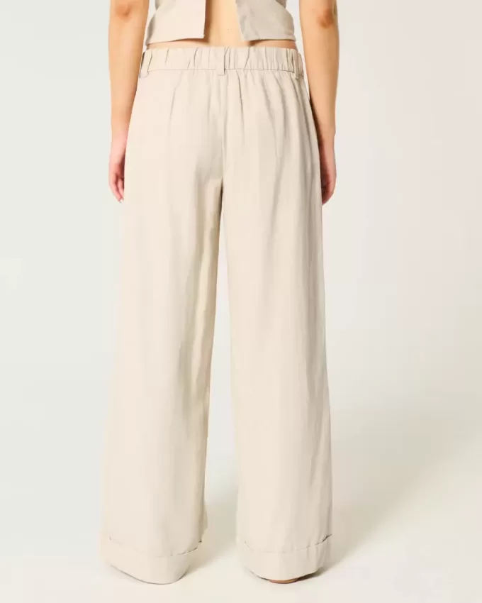 Hollister Livvy Low-Rise Wide-Leg Pants