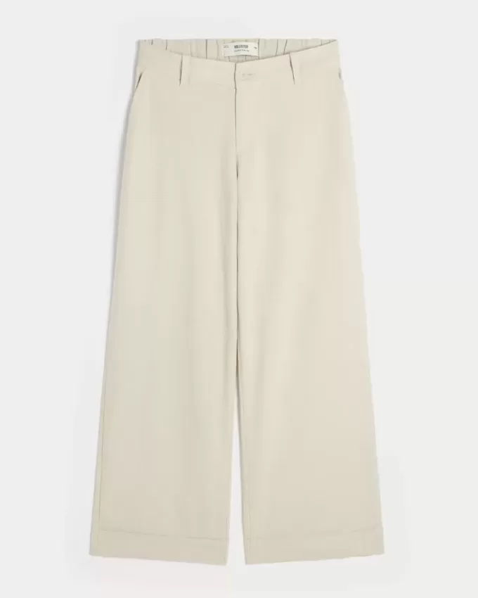 Hollister Livvy Low-Rise Wide-Leg Pants