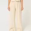 Hollister Livvy Ultra High-Rise Linen-Blend Wide-Leg Pants