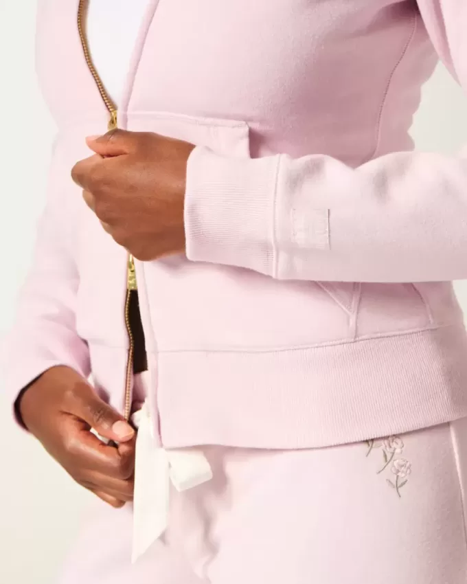 Hollister x Crocs Sherpa-Lined Zip-Up Hoodie Hollister x Crocs Sherpa-Lined Zip-Up Hoodie