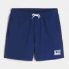 Huntington Beach Graphic Mid-Thigh Volley Swim Trunks