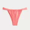 Jacquard Skinny Strap Cheekiest Bikini Bottom