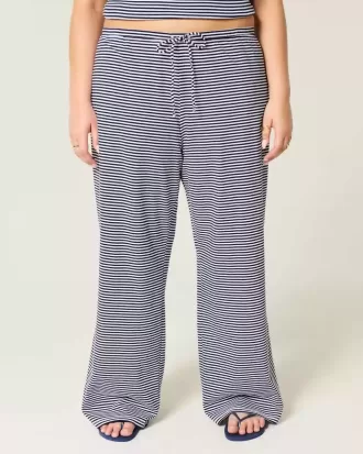 Knit Baggy Pull-On Pants