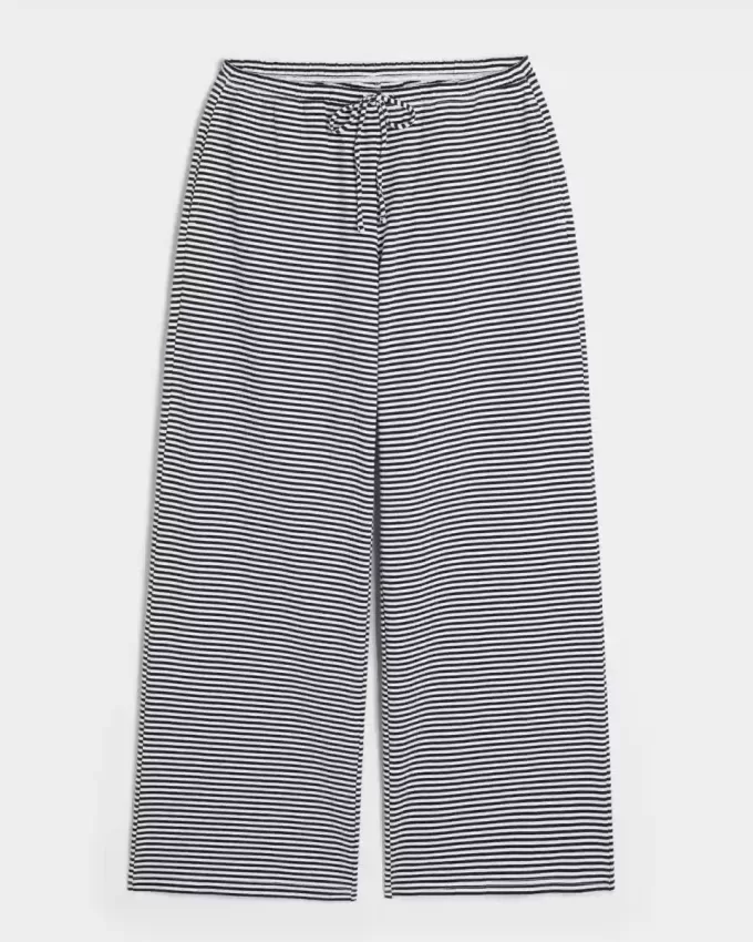 Knit Baggy Pull-On Pants