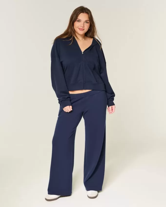 LA Graphic Wide-Leg Sweatpants