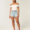 Lace Foldover Off-the-Shoulder Top Lace Foldover Off-the-Shoulder Top