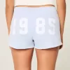 Lace Graphic Mini Fleece Shorts