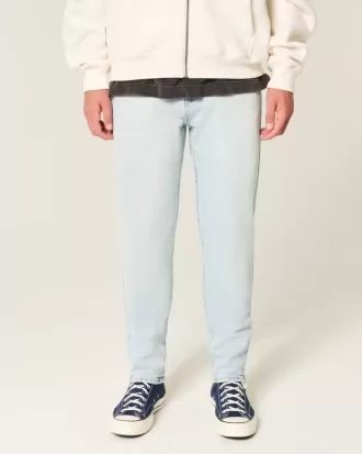 Light Wash Athletic Skinny Jeans