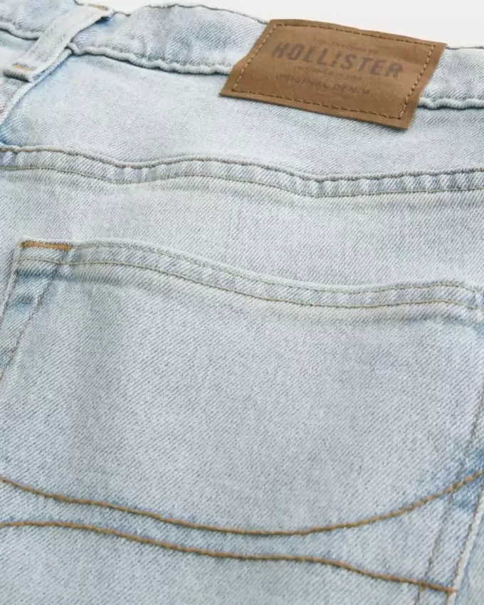 Light Wash Athletic Skinny Jeans