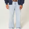 Light Wash Baggy Bootcut Jeans Light Wash Baggy Bootcut Jeans
