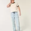 Light Wash Baggy Carpenter Jeans
