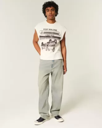 Light Wash Baggy Jeans