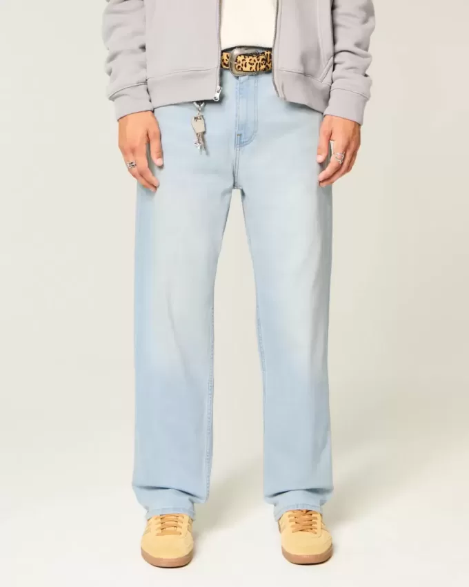 Light Wash Baggy Jeans