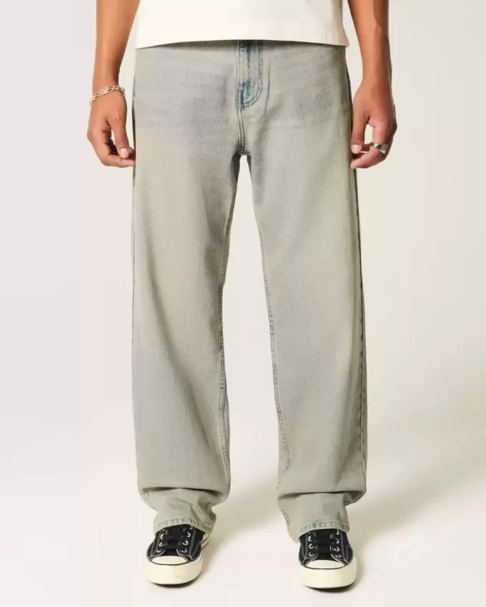 Light Wash Baggy Jeans