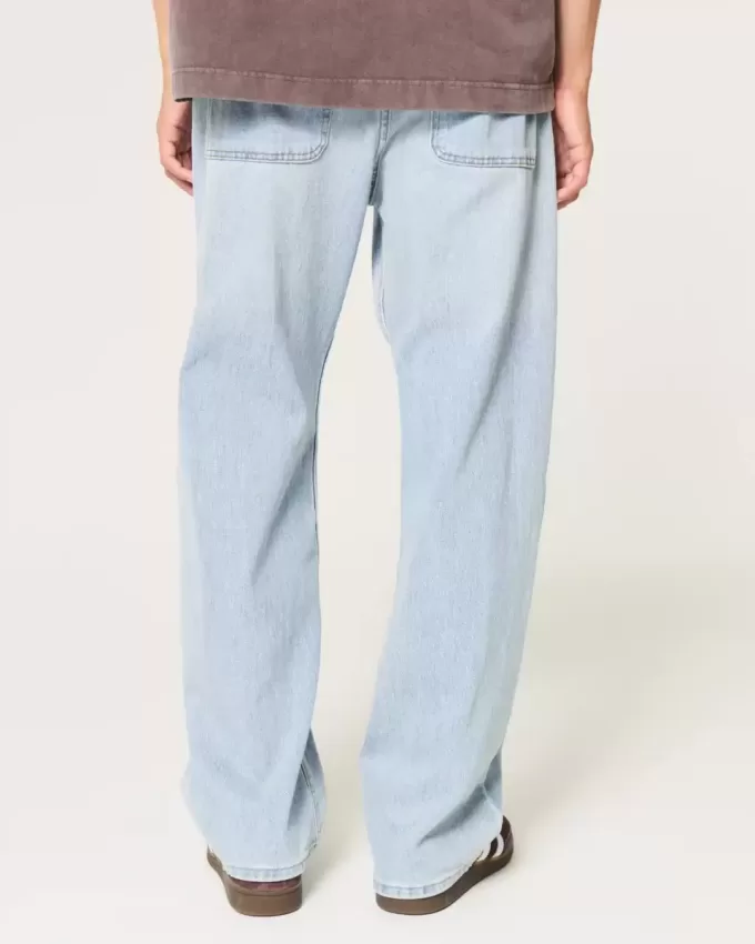 Light Wash Baggy Jeans