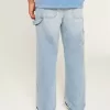 Light Wash Baggy Painter Jeans