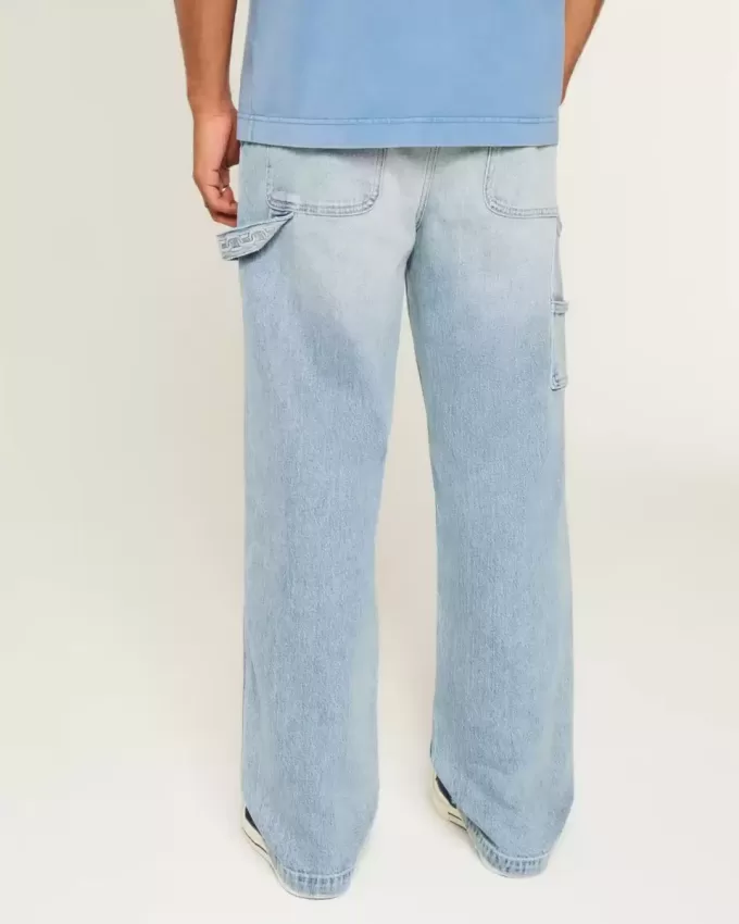 Light Wash Baggy Painter Jeans