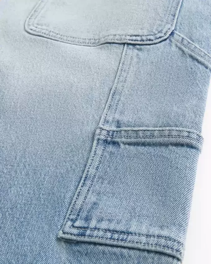 Light Wash Baggy Painter Jeans