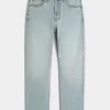 Light Wash Downforce Racing Graphic Loose Jeans