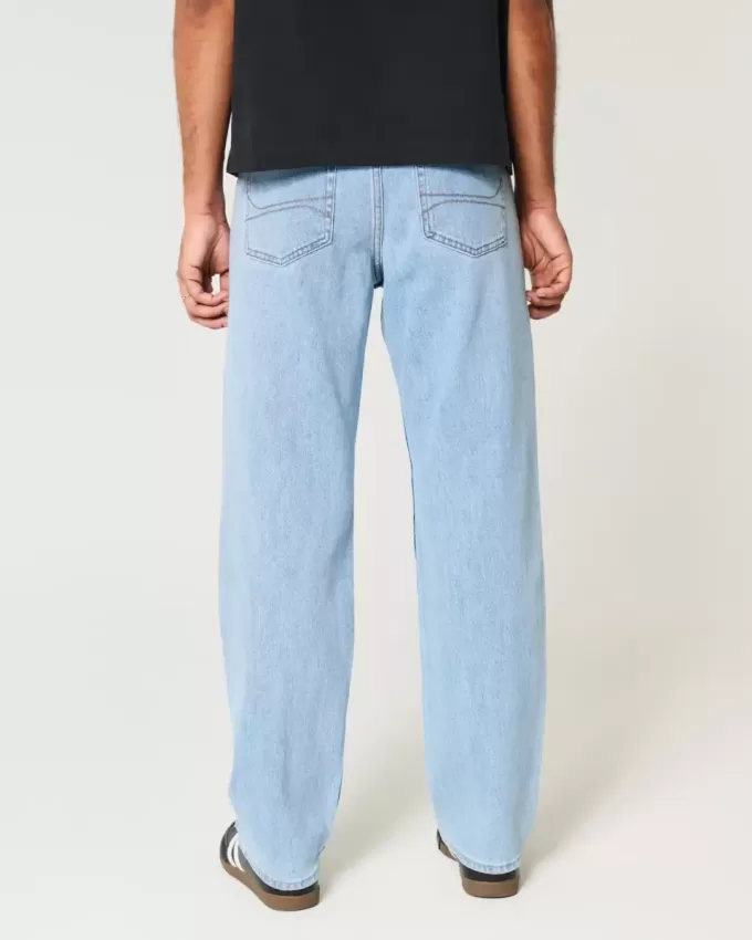 Light Wash Loose Jeans