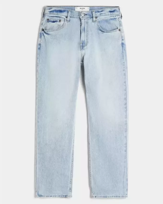 Light Wash Loose Jeans