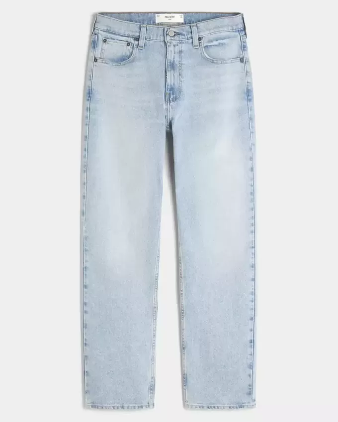 Light Wash Loose Jeans