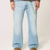 Light Wash Relaxed Bootcut Jeans