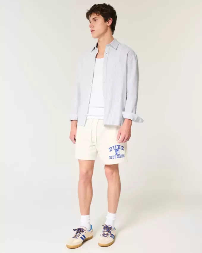 Linen-Blend Button-Through Shirt Linen-Blend Button-Through Shirt