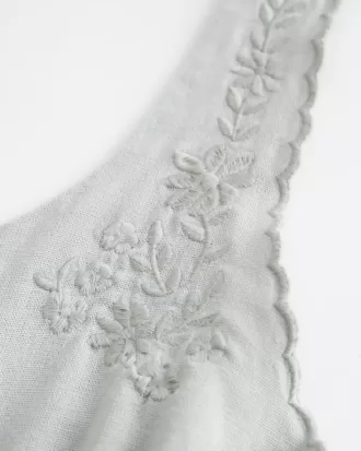 Linen Blend Button-Through Top