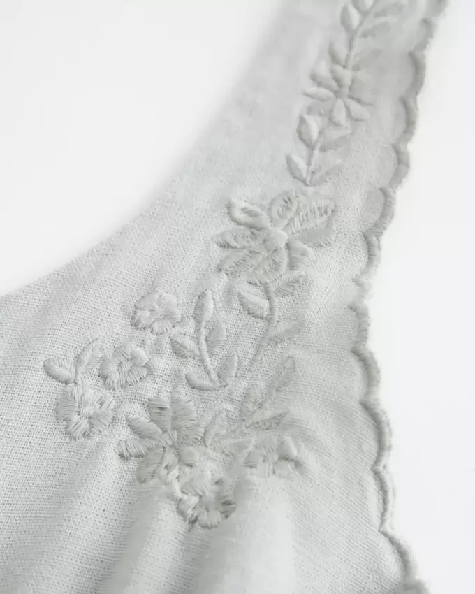 Linen Blend Button-Through Top