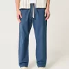 Linen-Blend Loose Pull-On Pants Linen-Blend Loose Pull-On Pants