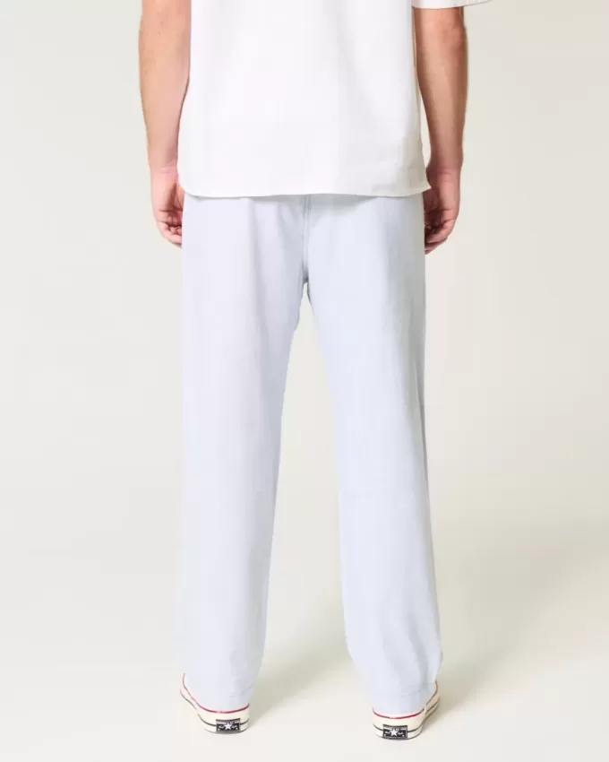 Linen-Blend Loose Pull-On Pants Linen-Blend Loose Pull-On Pants