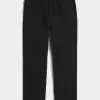 Linen-Blend Loose Pull-On Pants