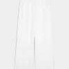 Linen-Blend Pull-On Baggy Pants