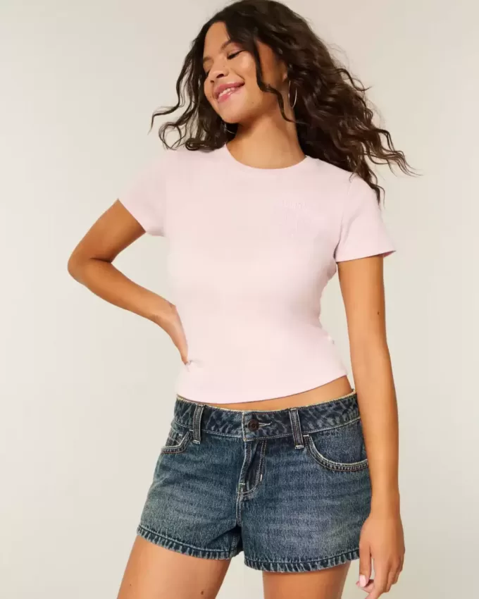 Logo Graphic Baby Tee Logo Graphic Baby Tee