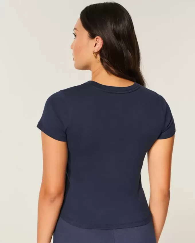 Logo Graphic Baby Tee Logo Graphic Baby Tee