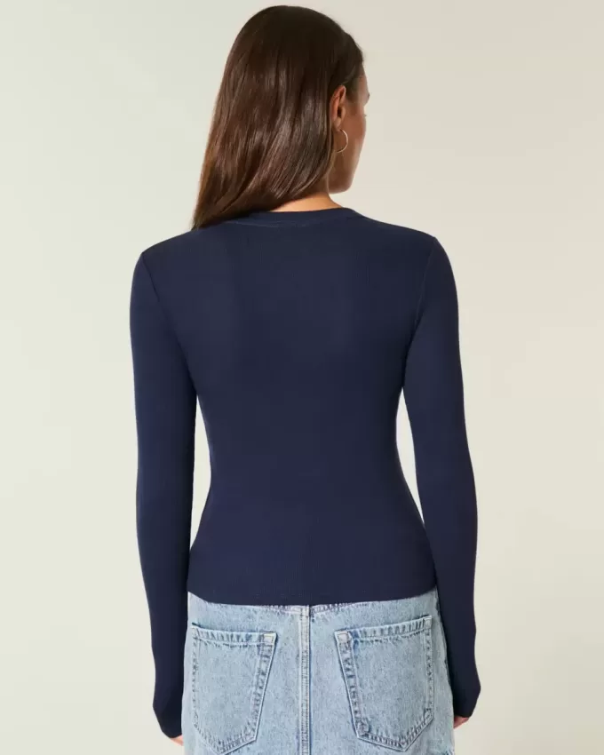 Long-Sleeve Crew Top