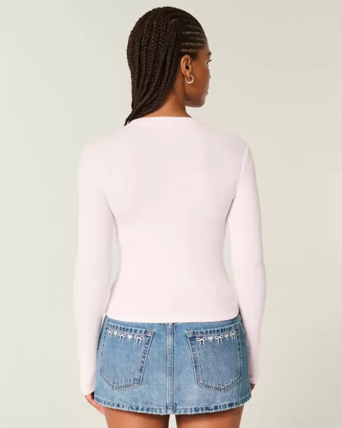 Long-Sleeve Crew Top