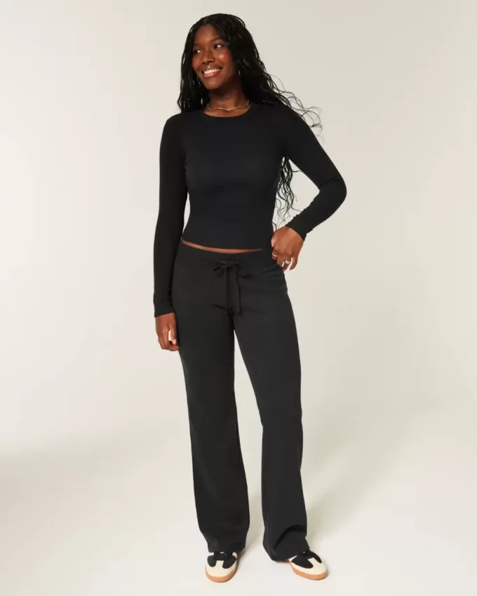 Long-Sleeve Crew Top