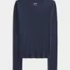 Long-Sleeve Crew Top