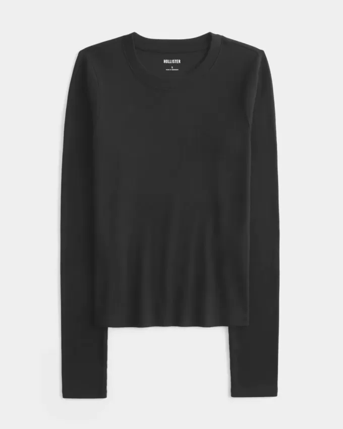 Long-Sleeve Crew Top