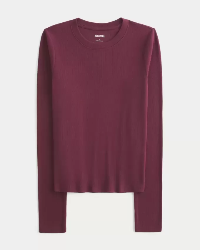 Long-Sleeve Crew Top