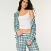 Long-Sleeve Flannel Pajama Top
