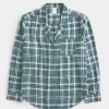 Long-Sleeve Flannel Pajama Top