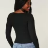 Long-Sleeve Slash-Neck Top Long-Sleeve Slash-Neck Top