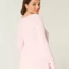 Long-Sleeve Square-Neck Babydoll Sweater