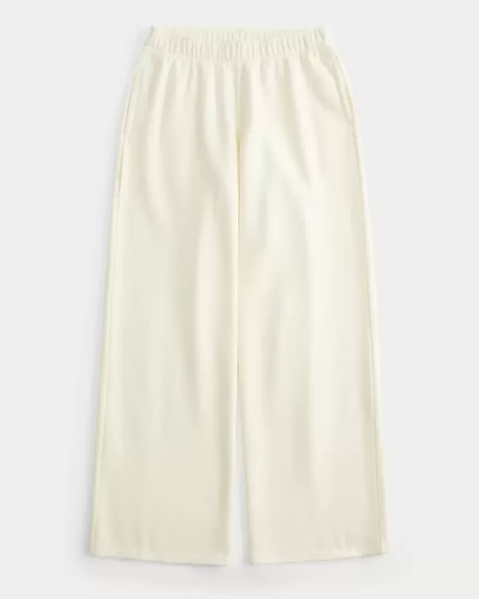 Love You Graphic Wide-Leg Sweatpants