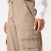 Low-Rise Baggy Cargo Pants