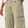 Low-Rise Baggy Cargo Pants